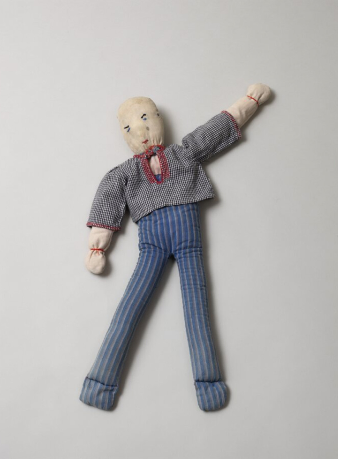 Selbstgenähte Stoffpuppe